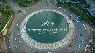 Bundaran Hotel Indonesia Aerial View