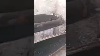 Inside motorcycle silencer (muffler)