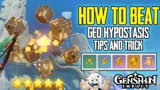 HOW TO BEAT GEO HYPOSTASIS GENSHIN IMPACT GUIDE + TOWER OF THE EARTH LOCATIONS
