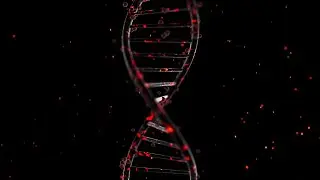 Medical Background Video Loop - 3D DNA Animation Footage 4k