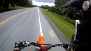 Ktm 520 SX Wheelies
