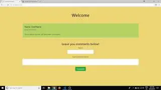 NodeJS/MySQL Comment Section (part 3) - Build NodeJS Server