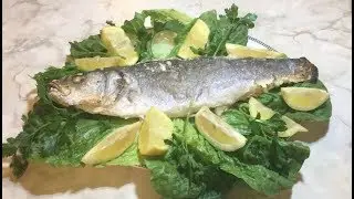 Branzino al Sale Cooked with Kosher Salt Step By Step Tutorial