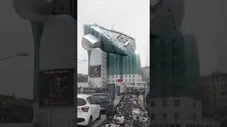 Bendy soft buildings VFX (Blender)
