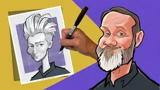 Live Caricature Drawing Method, and Procreate Power booster