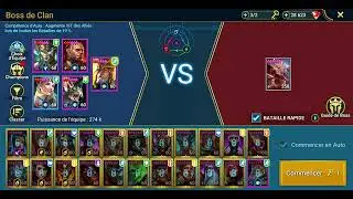 RAID Shadow Legends ma team boss de clan sans légendaire accessible à tous #raidshadowlegends #raid