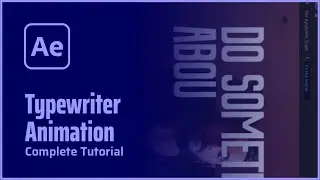 How to use Typewriter text animation in After Effects without plugins tutorial | 