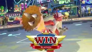 Pokken tournament-Blaziken gameplay