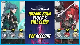 Jiyan-Sanhua & Calcharo-Yinlin | Tower of Adversity | Hazard Zone Floor3 FullClear | Wuthering Waves