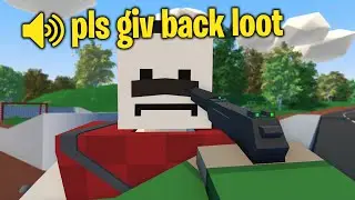 OFFLINE RAIDER BEGS FOR HIS LOOT (Unturned)