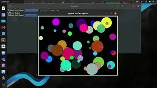 Simple 2D Physics Engine in Python 3 Turtle Graphics - Part 1