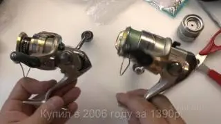Shimano EXAGE 1000 c AliExpress и сравнение с аналогичной катушкой 2006 года