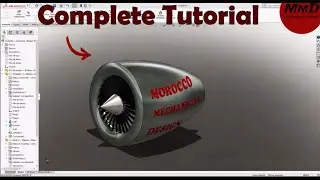 Solidworks complete tutorial - Jet Engine 😍