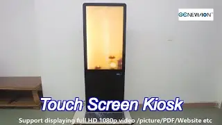 capacitive touch screen kiosk with facial recognition camera and microphone