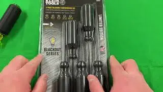 Limited Edition Klein Blackout Series Screwdriver Set 85805BLK