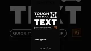 Touch Type Tool in Illustrator 