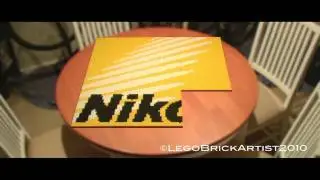 Lego Nikon Logo - Mosaic Logo With Lego Bricks