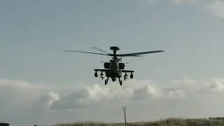 Apache Helicopter low pass