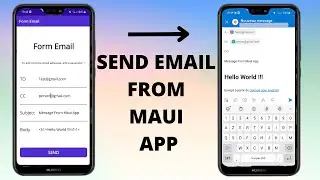 SEND EMAIL IN MAUI  APP ( OR XAMARIN )  .NET | .MAUI | SOURCE CODE