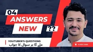 4 Answers New Youtubers VIP Questions 2023 | YouTube Q&A
