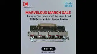 Enhance Your Network with the Cisco 4-Port ISDN Switch Module! 