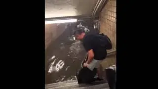 Ураган Ида в нью-йоркском метро