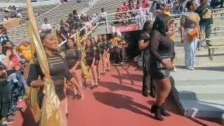 Alabama State Mighty Marching Hornets MCC 2023 Marching in