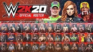 WWE 2K20 FULL ROSTER 200+ Superstars - RAW, SDLive, NXT, Youtube