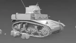 Blender 2.5 Light Tank