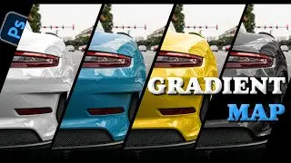 그레이디언트 맵(Gradient Map)을 이용한 '색상 변경 방법'  [포토샵 TL #20-2]