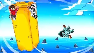 Spending $5,324,262 To Build The BIGGEST Tower In Roblox Build A Boat