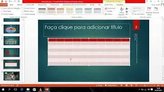 Como fazer tabela no Power Point slide
