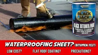 Bitumen felt adhesive || Roof waterproofing membrane sheet