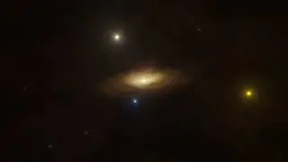Artist’s animation of the black hole at the centre of SDSS1335+0728 awakening in real time