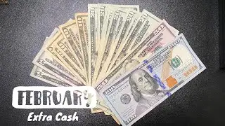 February 2021|CASH ENVELOPE STUFFING| Count with me! Extra Cash
