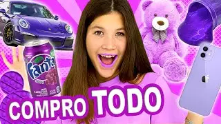 COMPRANDO TODO DE COLOR MORADO 🛍 SIN LÍMITE DE DINERO! 😅 Daniela Golubeva