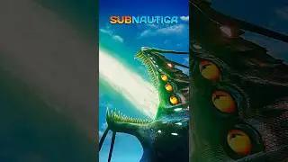 Firing SUPERLASER at Gargantuan Leviathan #subnautica #gaming #shorts