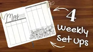 MAY PLAN WITH ME 2021 || WEEKLY SET UPS