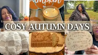 COSY AUTUMN DAYS 🍂 Asda George Haul, Autumn Baking, Wellness Juices & Concert Night Out| Amzchef(AD)