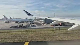 Air France Airbus A350-900 Takeoff From Paris Charles de Gaulle Airport