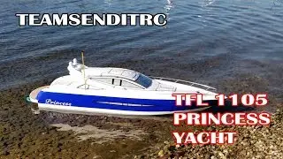 TeamSendItRC: RC Boat TFL 1105 Princess Yacht