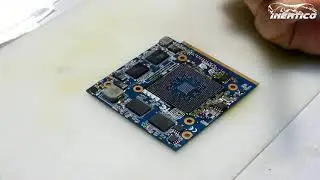 Ремонт видеокарты ноутбука Acer 7520 - Замена видеочипа