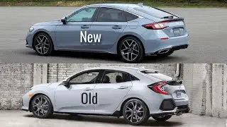 2022 Honda Civic Hatchback vs Old Honda Civic Hatchback