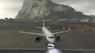A320Neo Cloudy Gibraltar Takeoff - Microsoft Flight Simulator