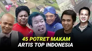 45 Portraits of the Graves of Top Indonesian Artists