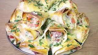Закуска из ЛАВАША  Быстро, вкусно и оригинально!