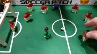 Футбольный конструктор Click Brick FIA000708 "Футбольное поле с игроками" Complete Football Pitch