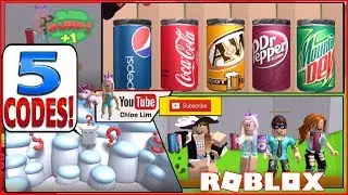 Roblox Soda Drinking Simulator! 5 CODES and TOO MUCH SODA! BURP!