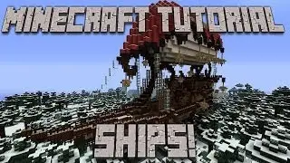 Minecraft Pocket Edition Tutorial:  Ships!  Part 1
