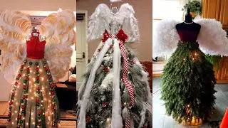 DIY Mannequin Christmas Tree Dress | CHRISTMAS DECOR IDEAS 2021 |
